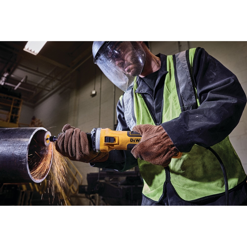 Meuleuse droite 1300 W - pince 6 mm, clé de serrage - DWE4997-QS - DEWALT