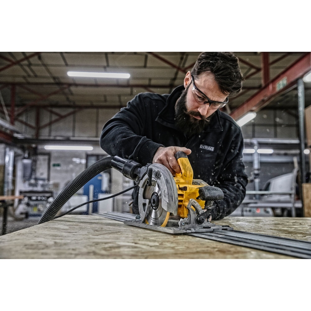 Scie circulaire 1600 W 190 mm - compatible rail de guidage - DWE576K-QS - DEWALT