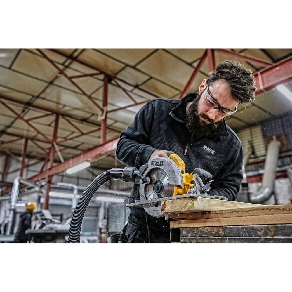 Scie circulaire 1600 W 190 mm - compatible rail de guidage - DWE576K-QS - DEWALT