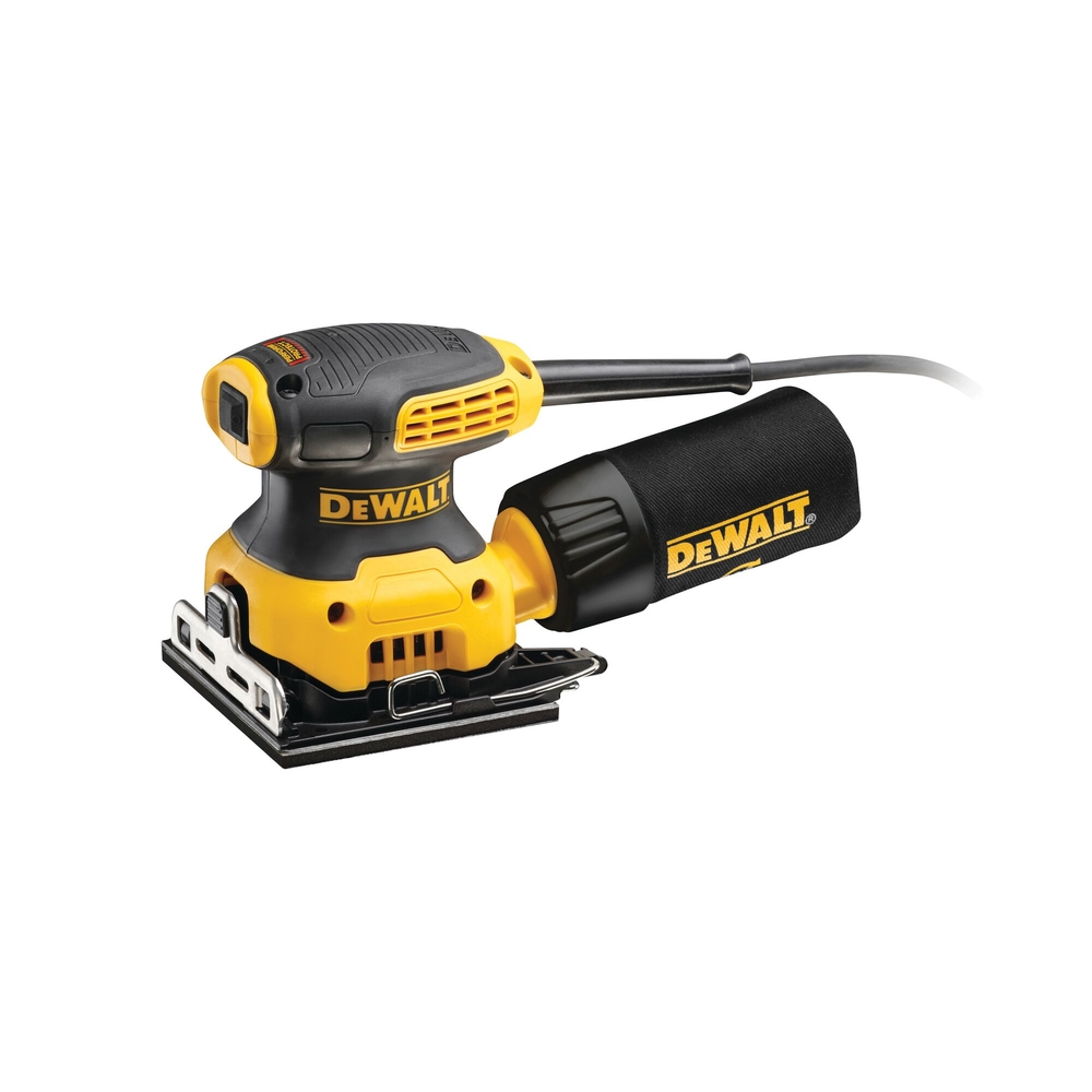 Ponceuse vibrante 1/4 de feuille 230 W - sac à poussière avec adaptateur d'aspi. - DWE6411-QS - DEWALT