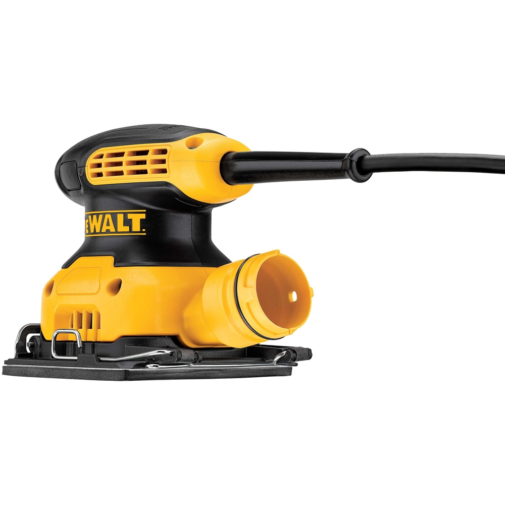 Ponceuse vibrante 1/4 de feuille 230 W - sac à poussière avec adaptateur d'aspi. - DWE6411-QS - DEWALT