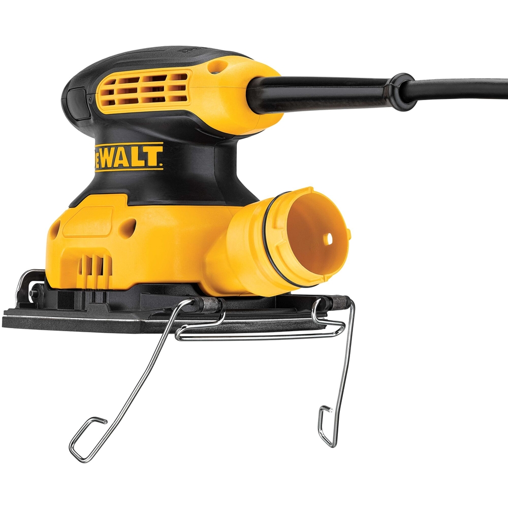 Ponceuse vibrante 1/4 de feuille 230 W - sac à poussière avec adaptateur d'aspi. - DWE6411-QS - DEWALT