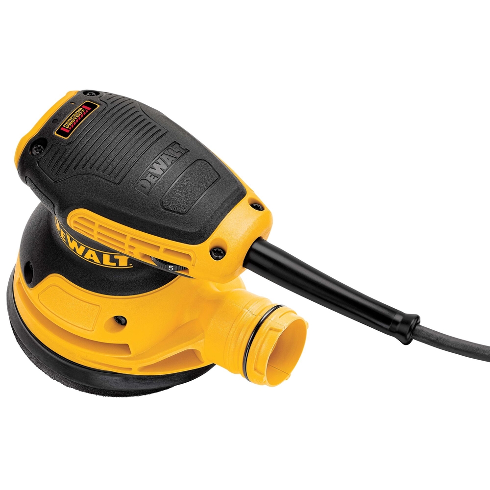 Ponceuse excentrique 280 W 125 mm - sac à poussière + adaptateur aspirateur - DWE6423-QS - DEWALT