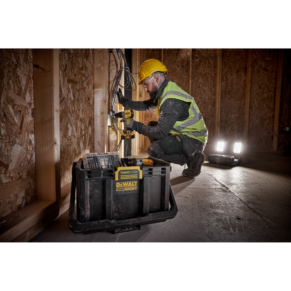 1/2 coffret avec projecteur TOUGHSYSTEM - DWST08061-1 - DEWALT