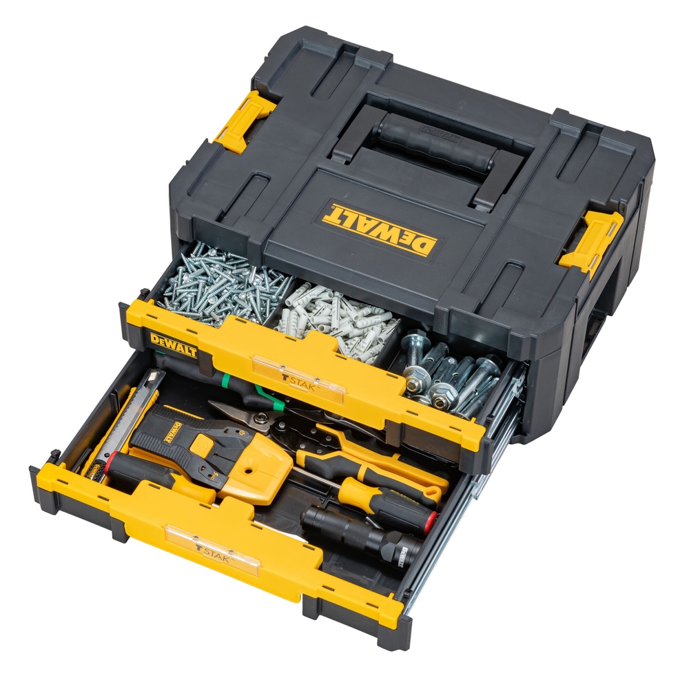 Coffret TSTAK IV - 2 tiroirs avec diviseurs - DWST1-70706 - DEWALT
