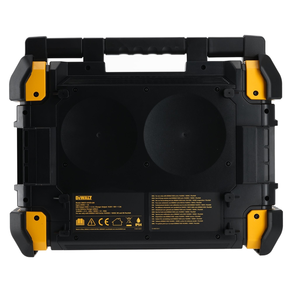 Radio TSTAK sur secteur ou batterie XR 12 V / 18 V / 54 V - DWST1-81078-QW - DEWALT