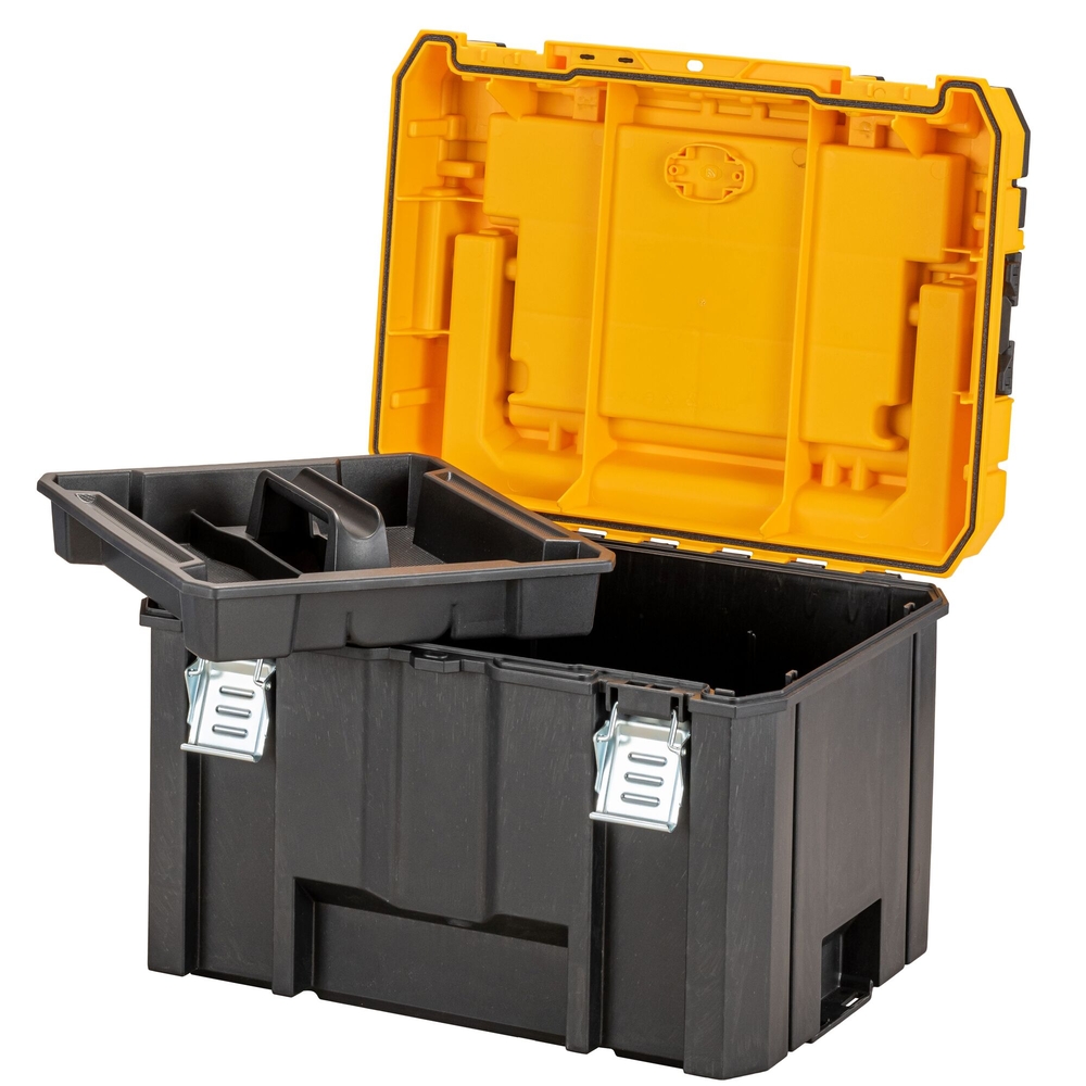 Coffret TSTAK IP54 - grande contenance avec organiseur et longue poignée - DWST83343-1 - DEWALT