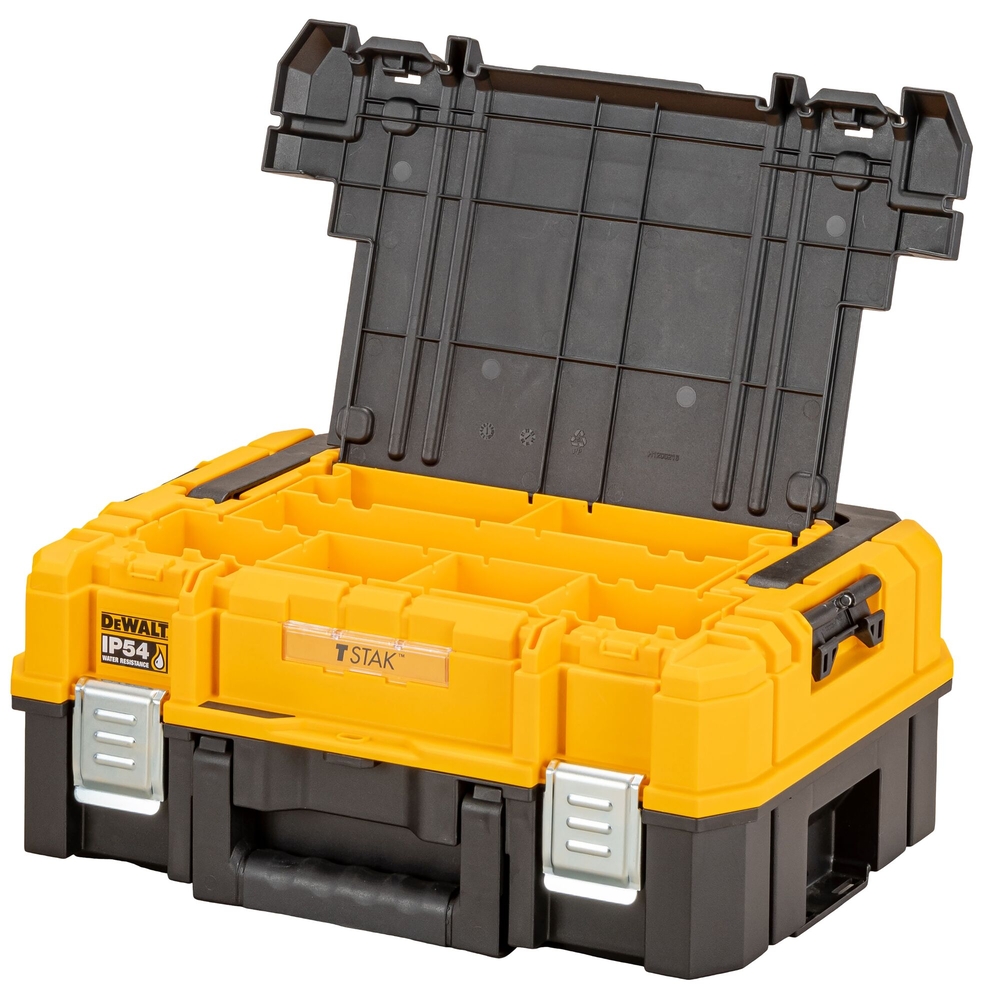 Coffret TSTAK IP54 - petite contenance avec organiseur et longue poignée - DWST83344-1 - DEWALT