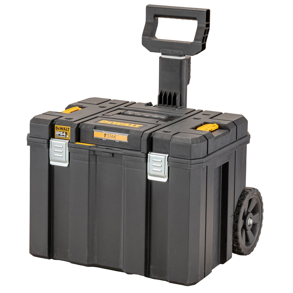 Coffret TSTAK IP54 - grande contenance mobile avec poignée télescopique - DWST83347-1 - DEWALT