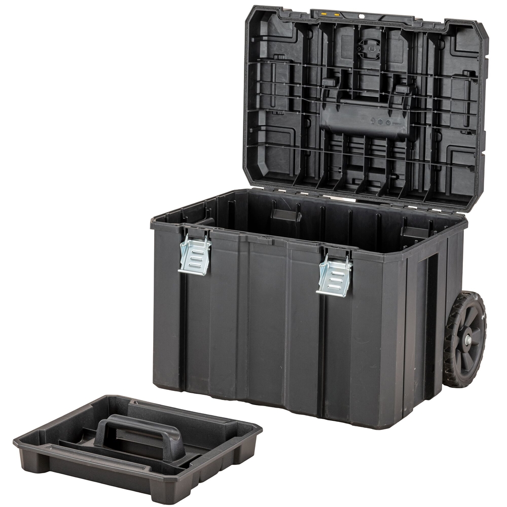 Coffret TSTAK IP54 - grande contenance mobile avec poignée télescopique - DWST83347-1 - DEWALT