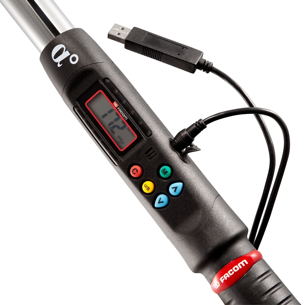 Clé dynamométrique électronique couple/angle avec cliquet 340nm - FACOM - E.316A340S