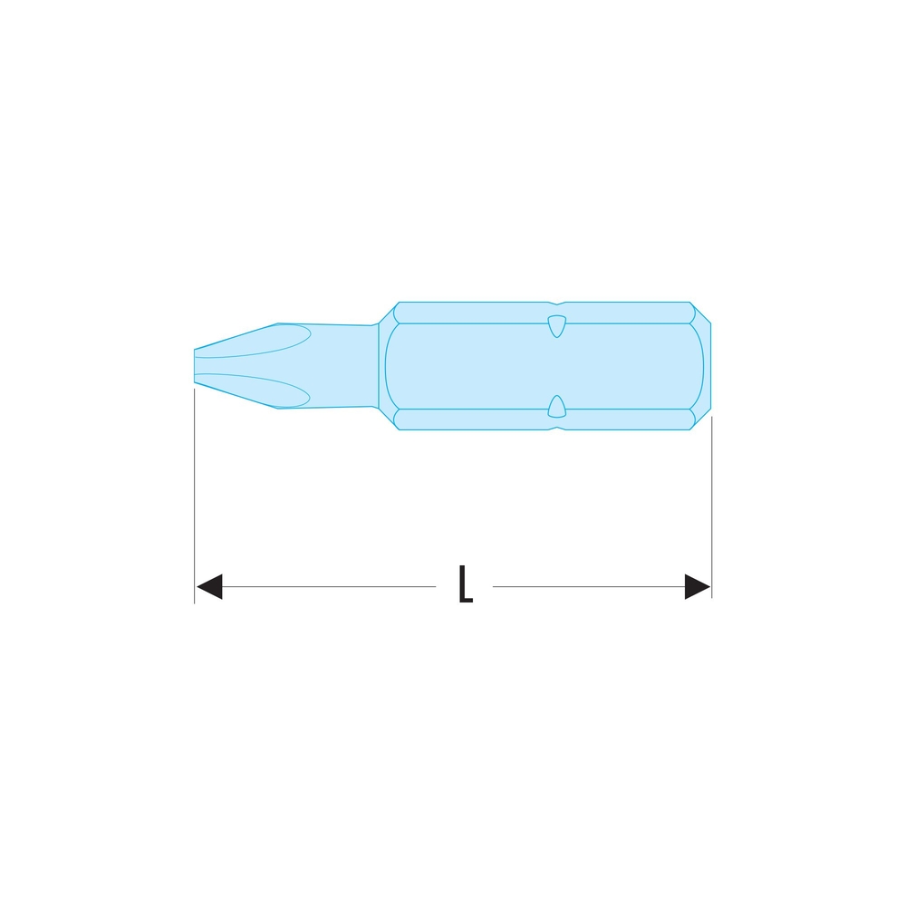 Embouts impact série 3 pour vis à 6 pans creux métriques - FACOM - ENH.319