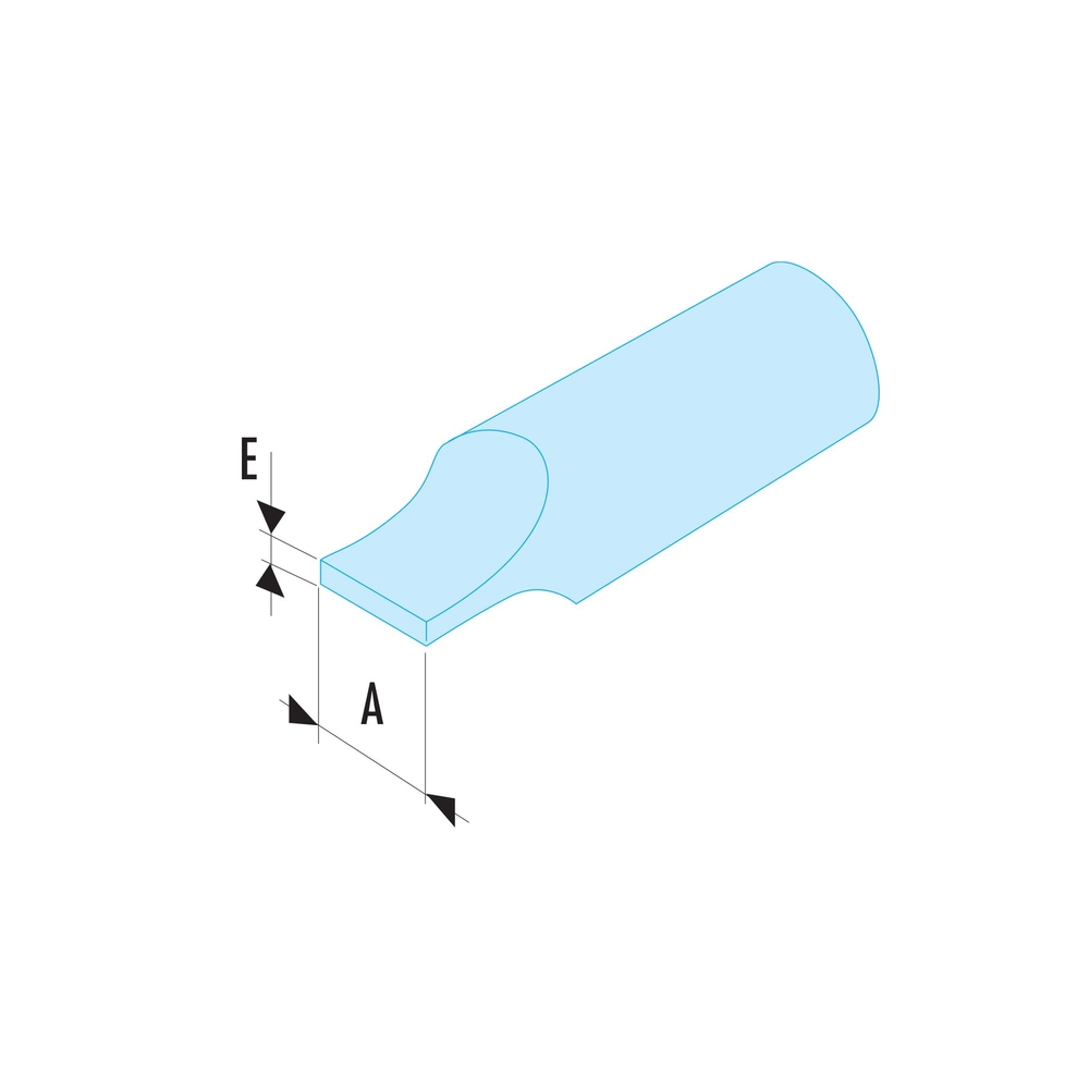 Embouts de vissage tournevis à impact série 2 vis fendue 5,5mm - Par 10 - FACOM - ENS.205.5