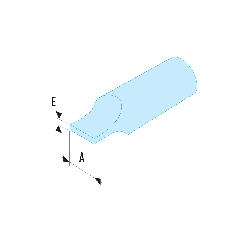 Embouts de vissage tournevis à impact série 2 vis fendue 6,5mm - Par 10 - FACOM - ENS.206.5
