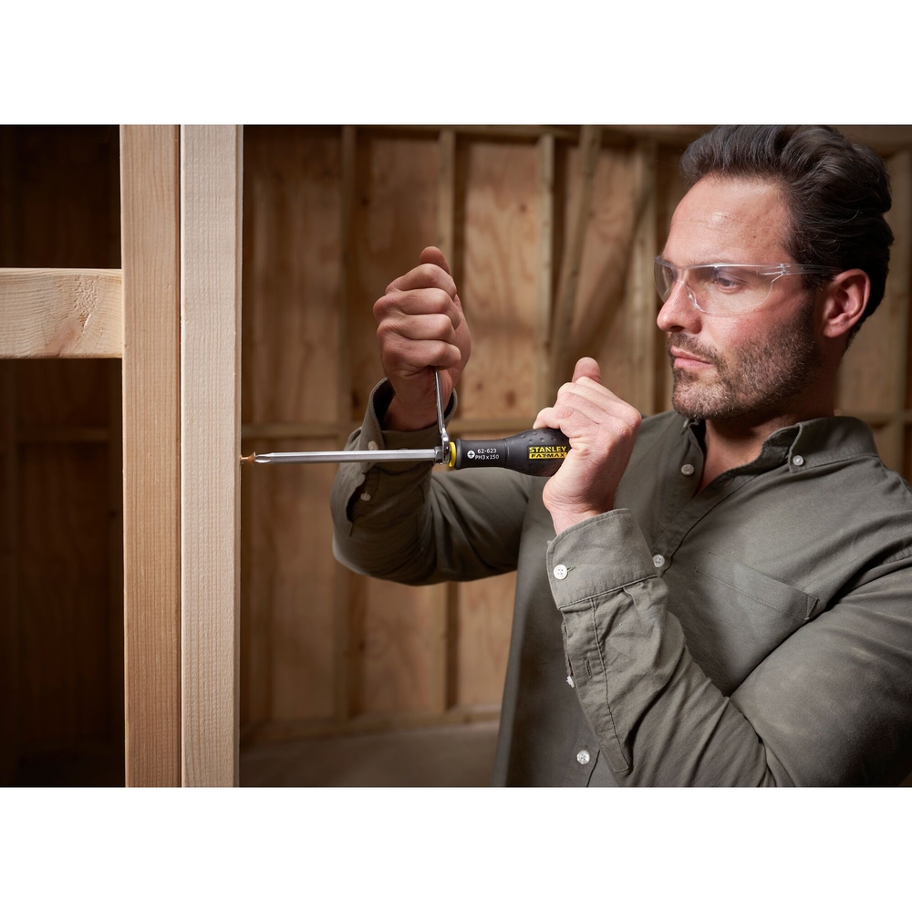 Tournevis Phillips PH3 8 x 150 mm avec écrou 6 pans - Fatmax  - FMHT0-62623 - STANLEY FATMAX