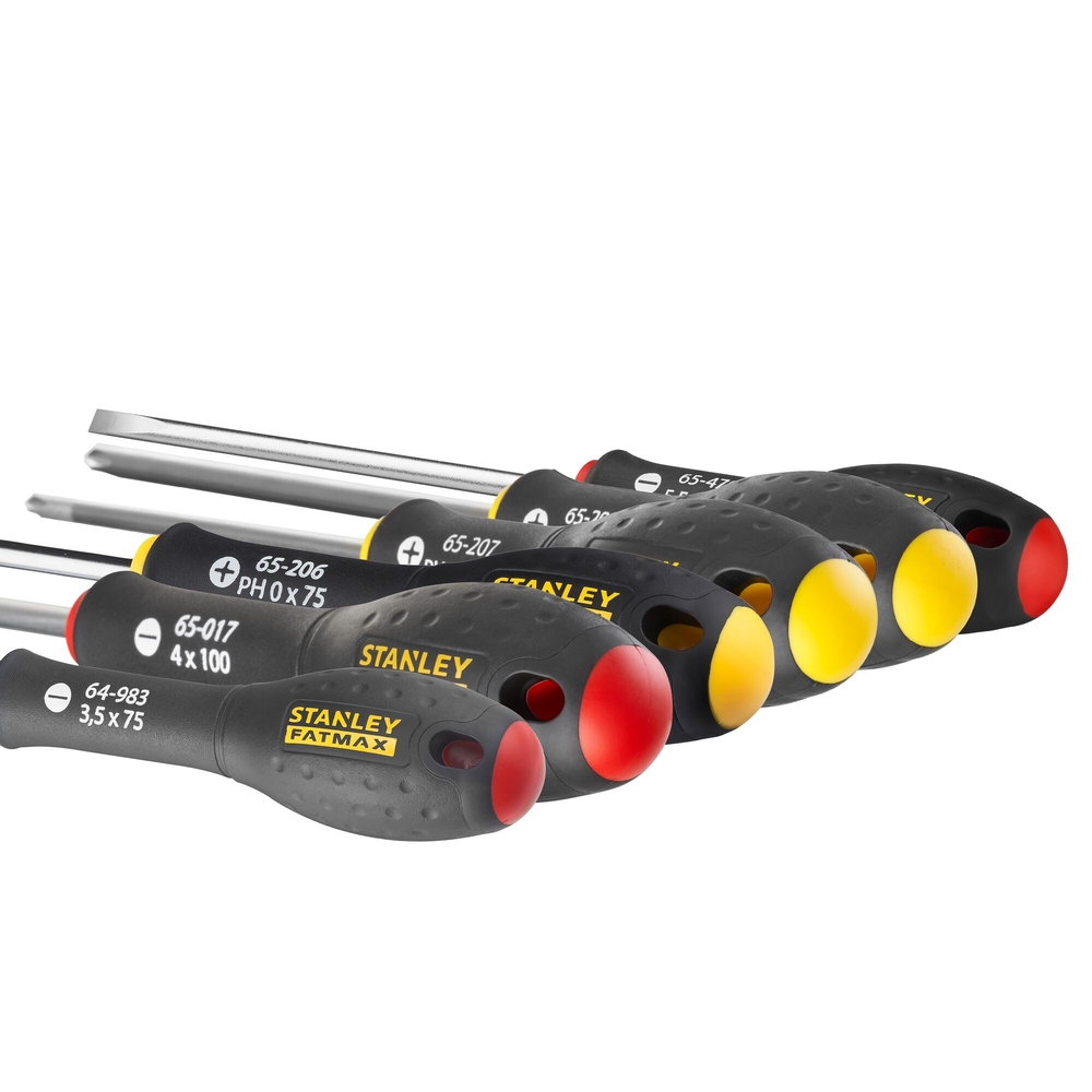 Tournevis d'électricien + Phillips - jeu de 6 pièces - Fatmax - FMHT0-62626 - STANLEY FATMAX