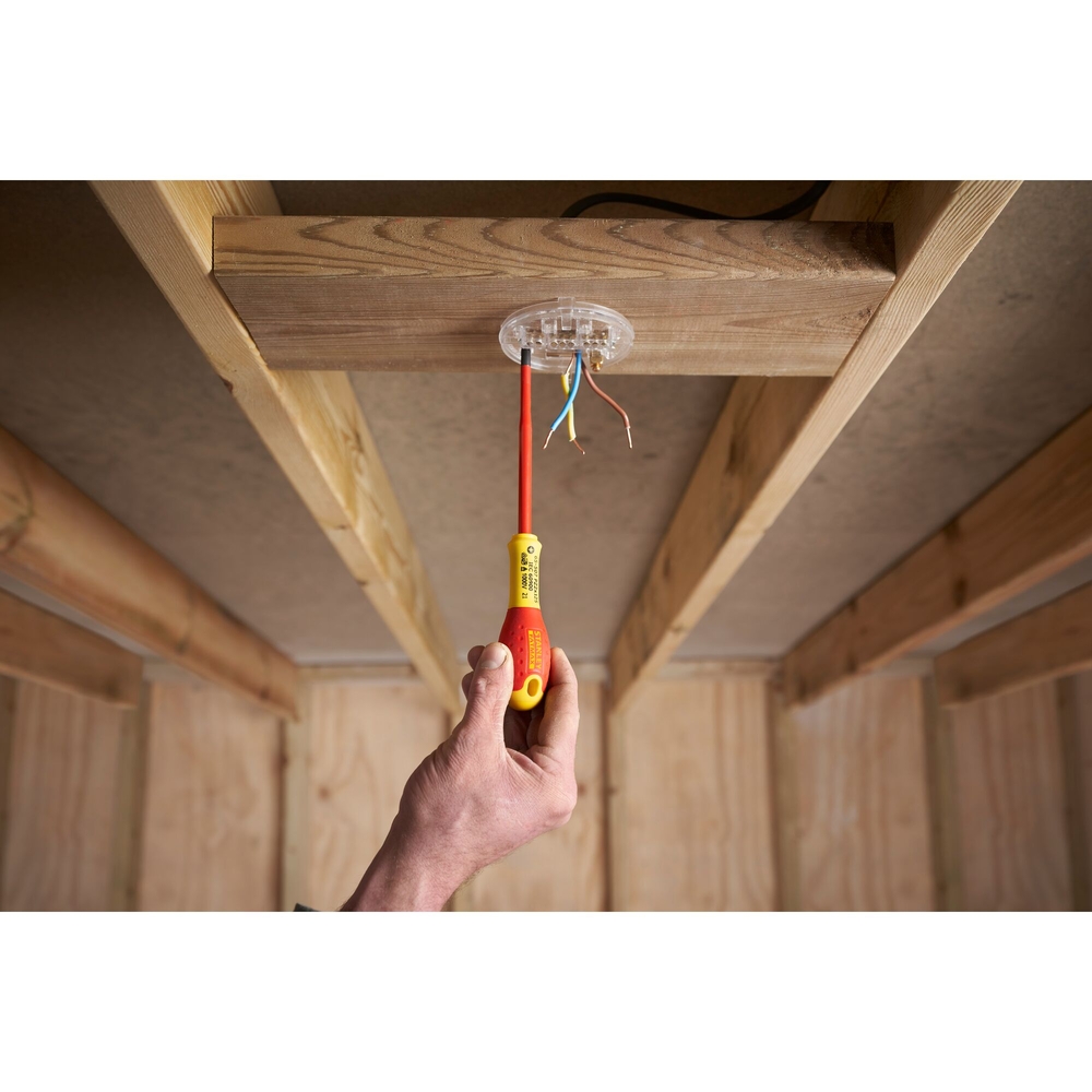 Tournevis borniers isolés 1000 V PZ1 x 100 mm et PZ2 x 125 mm - jeu de 2 pièces - FMHT0-62649 - STANLEY FATMAX