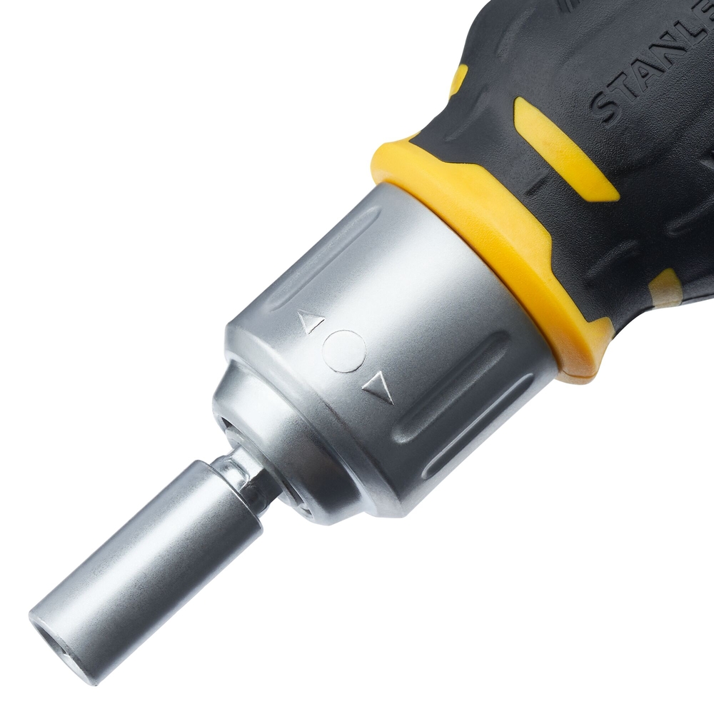 Baby tournevis porte-embouts boule à cliquet + râtelier - FMHT0-62688 - STANLEY FATMAX