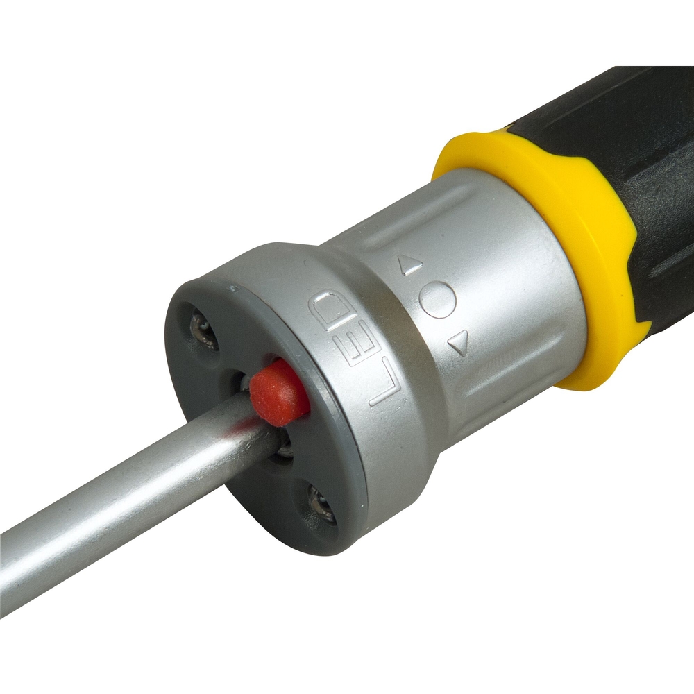 Big tournevis porte-embouts à cliquet + LED + 12 embouts + râtelier - FMHT0-62689 - STANLEY FATMAX