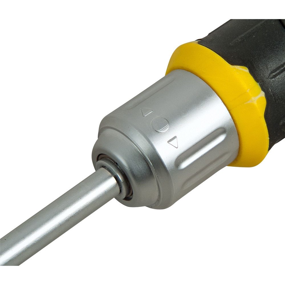 Maxi tournevis porte-embouts revolver à cliquet + 12 embouts + râtelier - FMHT0-62691 - STANLEY FATMAX