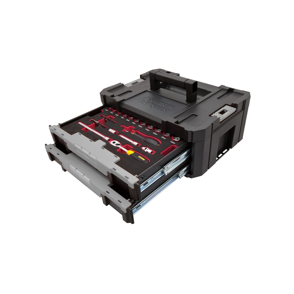 Module mousse Pro-Stack™ cliquets/douilles 1/4’’ - 48 pièces - FMHT0-74295 - STANLEY FATMAX