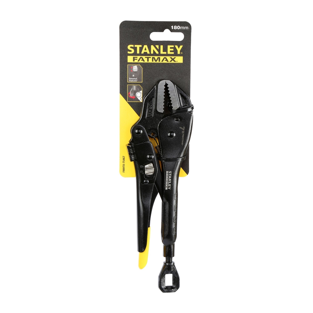 Pince étau bec plat 180 mm - Fatmax - FMHT0-75467 - STANLEY FATMAX