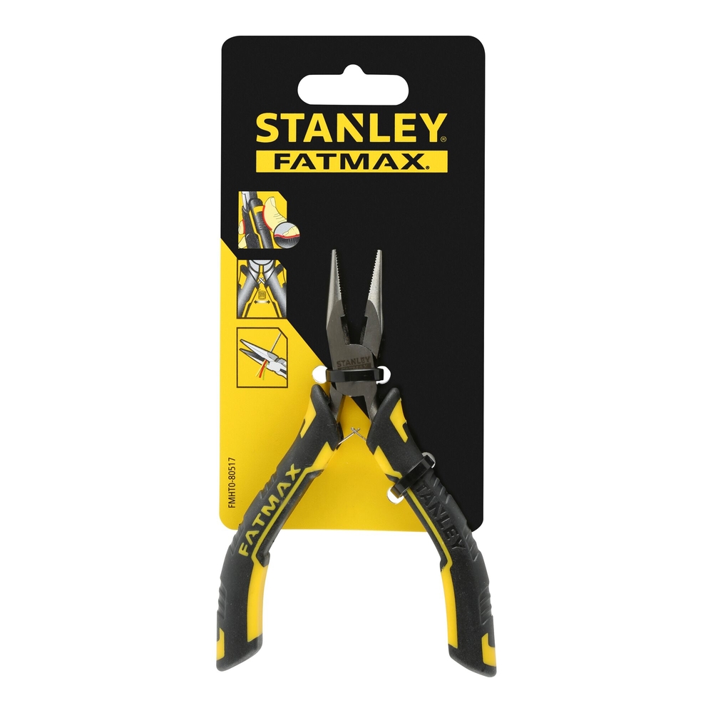 Mini pince à becs 1/2 ronds longs 120 mm - Fatmax - FMHT0-80517 - STANLEY FATMAX