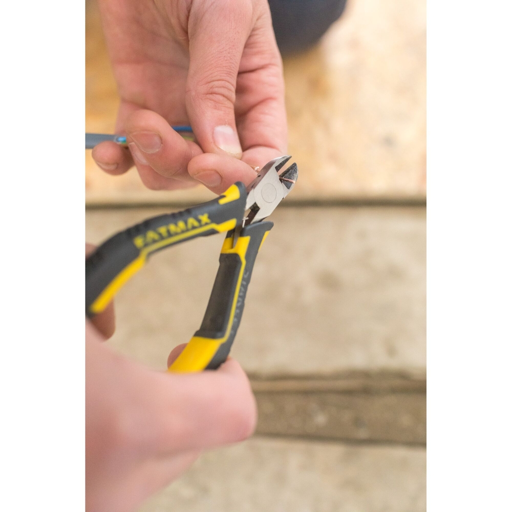 Mini pince coupante diagonale d'électricien 110 mm - Fatmax - FMHT0-80518 - STANLEY FATMAX