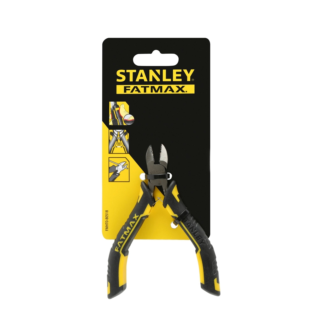 Mini pince coupante diagonale d'électricien 110 mm - Fatmax - FMHT0-80518 - STANLEY FATMAX