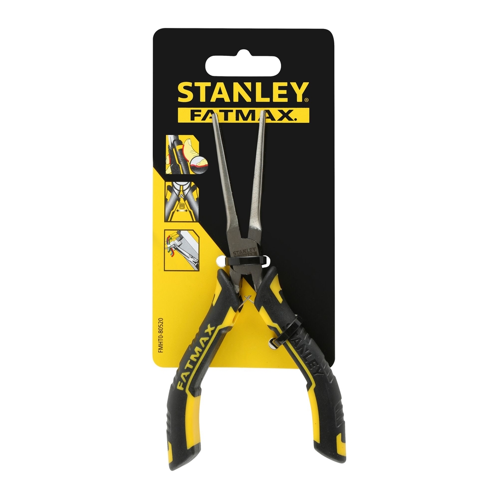 Mini pince à becs 1/2 ronds extra longs 150 mm - Fatmax - FMHT0-80520 - STANLEY FATMAX