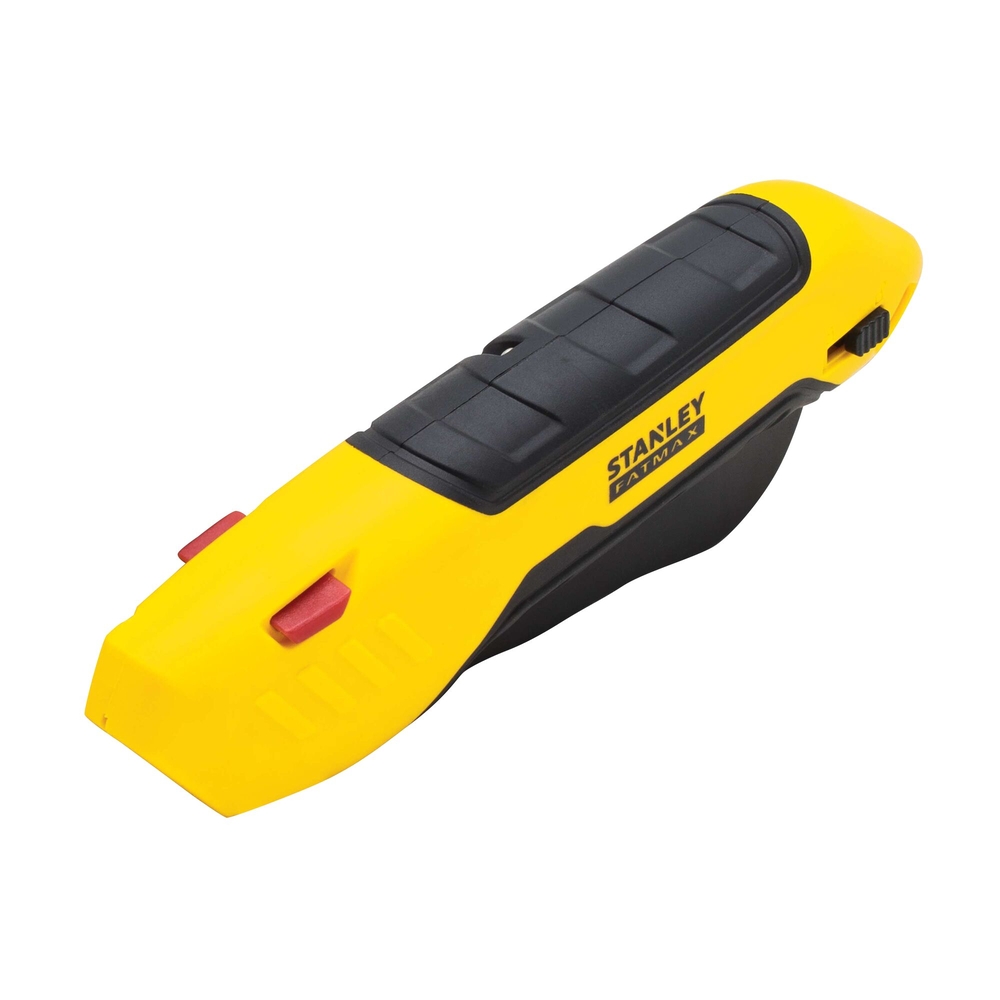 Couteau de sécurité bi-matière à gâchette et lame auto-rétractable - Fatmax - FMHT10369-0 - STANLEY FATMAX