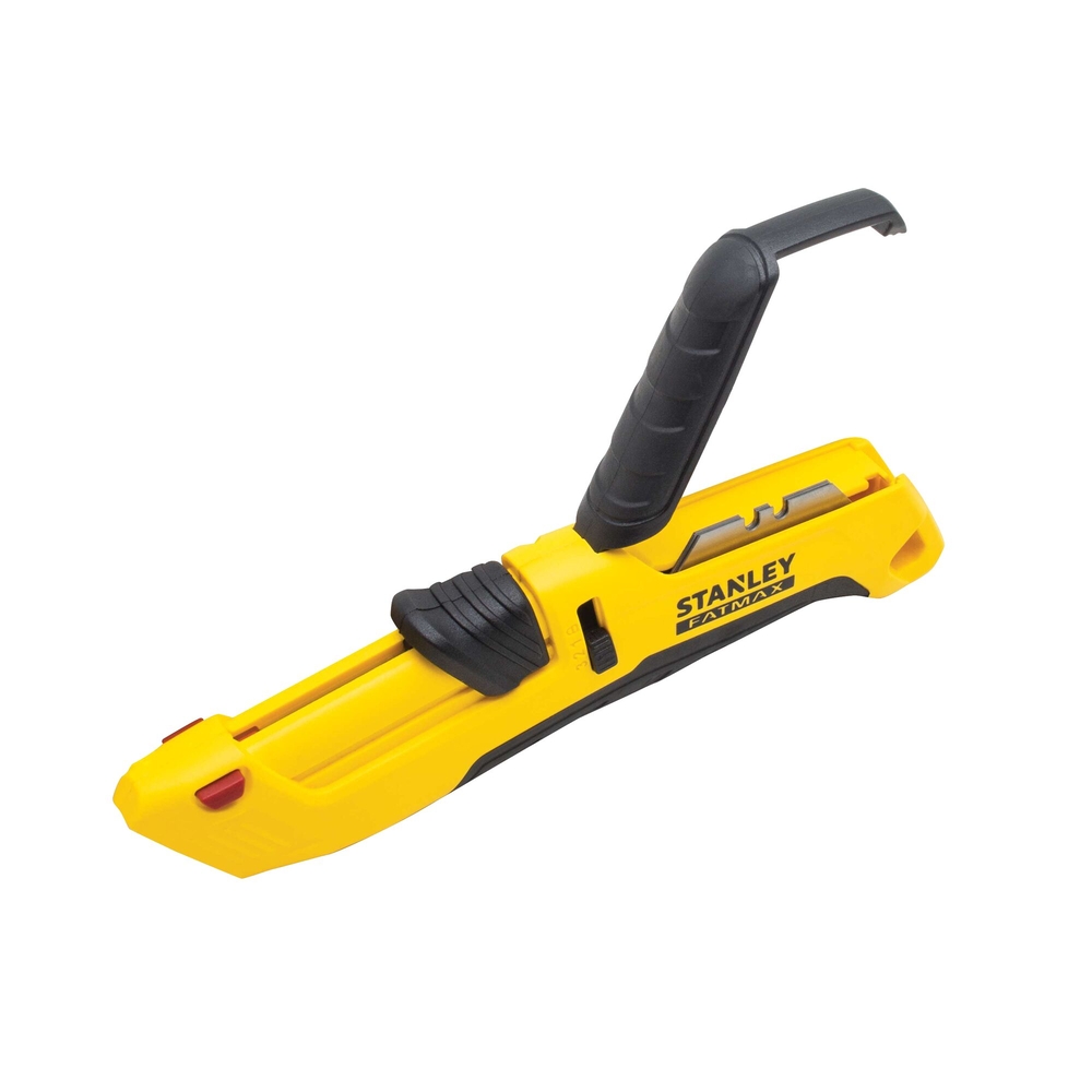 Couteau de sécurité bi-matière à gâchette et lame auto-rétractable - Fatmax - FMHT10369-0 - STANLEY FATMAX