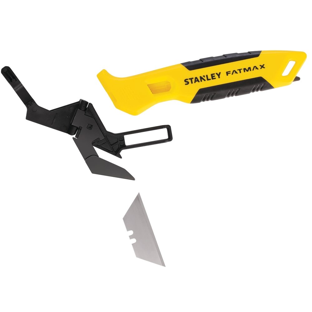 Couteau de sécurité bi-matière à lame encastrée remplaçable - Fatmax - FMHT10373-0 - STANLEY FATMAX
