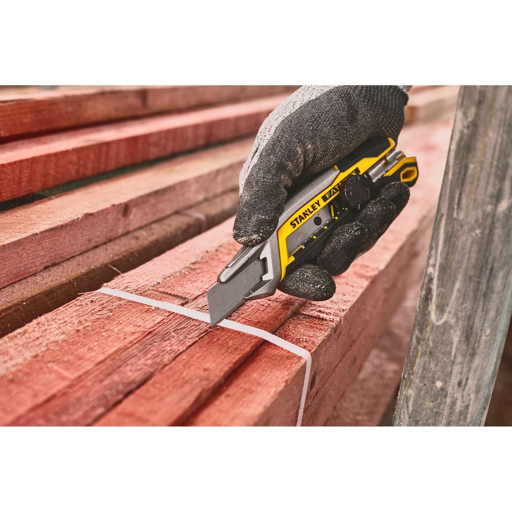Cutter 18 mm quick snap - molette crantée - Fatmax - FMHT10592-0 - STANLEY FATMAX