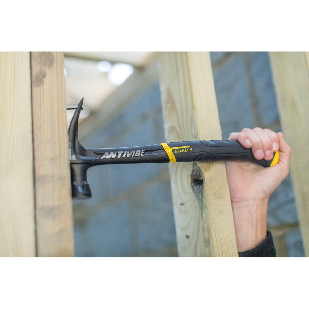 Marteau arrache-clous forgé coudé Antivibe 570 g - Fatmax - FMHT1-51277 - STANLEY FATMAX