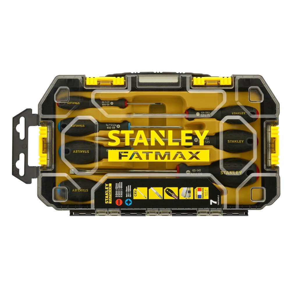 Coffret Toughbox 7 tournevis - Fatmax  - FMHT65425-2 - STANLEY FATMAX