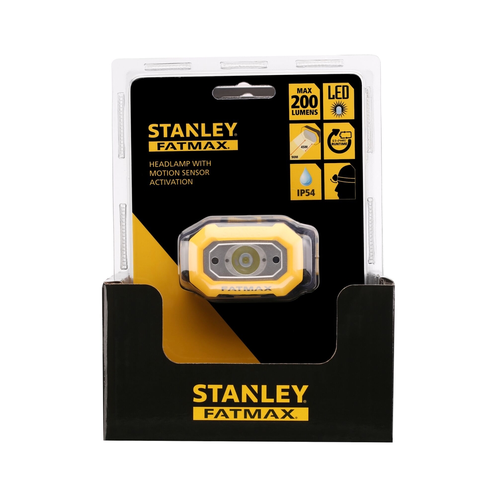 Lampe frontale - 200 lumens - Fatmax - FMHT81509-0 - STANLEY FATMAX