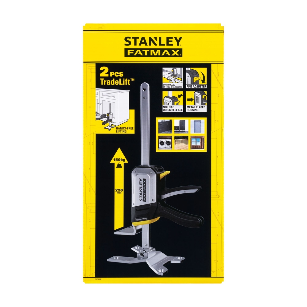 TradeLift - lève express FatMax - lot de 2 pcs - FMHT83552-1 - STANLEY FATMAX