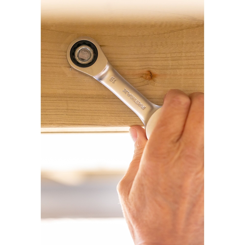 Clé mixte courte à cliquet 12 mm anti-slip - Fatmax - FMMT13109-0 - STANLEY FATMAX