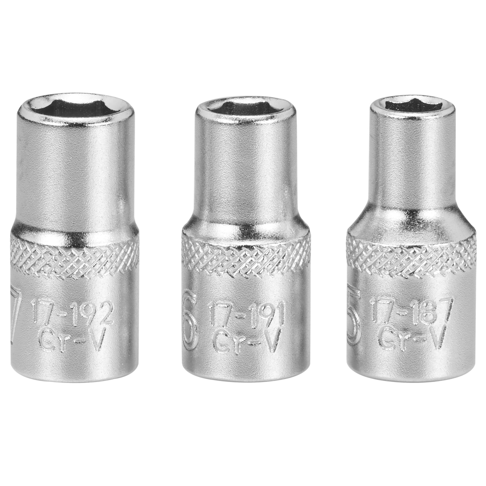 Jeu de douilles 1/4’’ 6 pans 5-6-7 mm - Fatmax - 3 pièces - FMMT17090-0 - STANLEY FATMAX