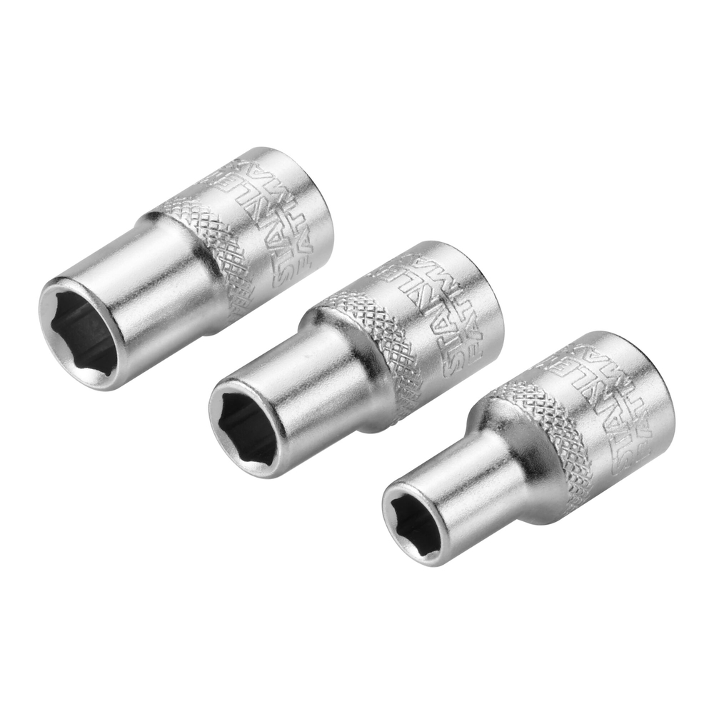 Jeu de douilles 1/4’’ 6 pans 5-6-7 mm - Fatmax - 3 pièces - FMMT17090-0 - STANLEY FATMAX