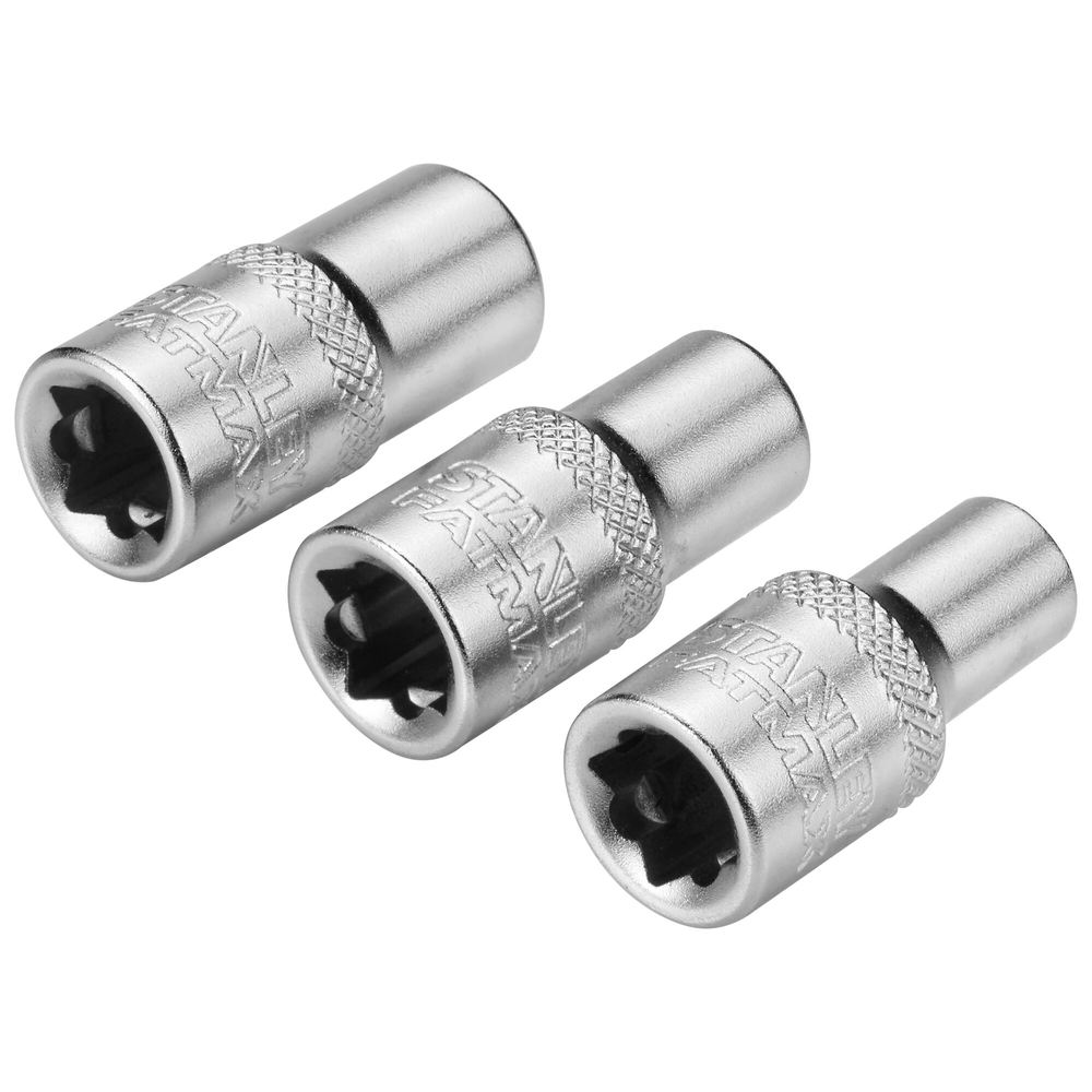 Jeu de douilles 1/4’’ 6 pans 5-6-7 mm - Fatmax - 3 pièces - FMMT17090-0 - STANLEY FATMAX