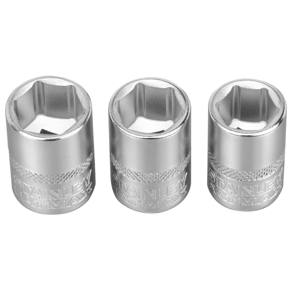 Jeu de douilles 1/4’’ 6 pans 11-12-13 mm - Fatmax - 3 pièces - FMMT17092-0 - STANLEY FATMAX