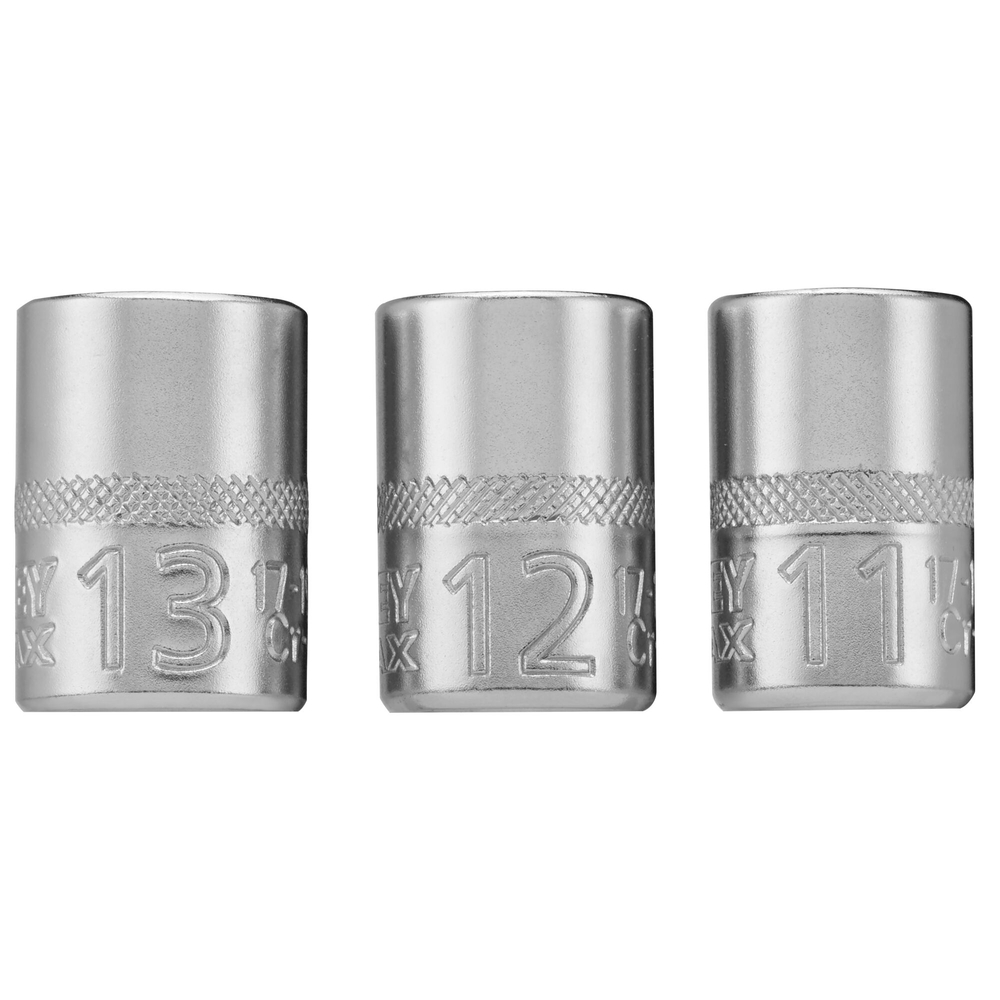 Jeu de douilles 1/4’’ 6 pans 11-12-13 mm - Fatmax - 3 pièces - FMMT17092-0 - STANLEY FATMAX