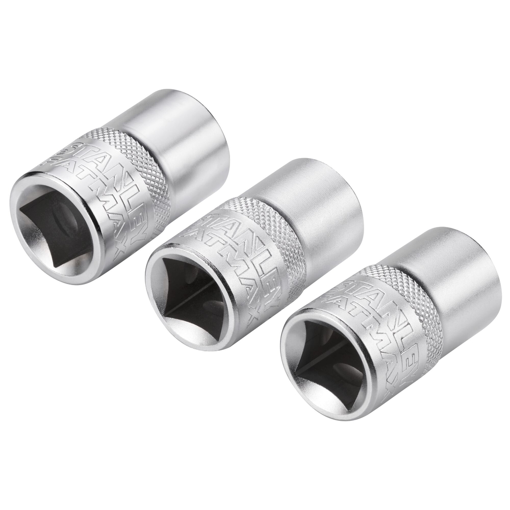 Jeu de douilles 1/2’’ 6 pans 14-15-16 mm - Fatmax - 3 pièces - FMMT17093-0 - STANLEY FATMAX