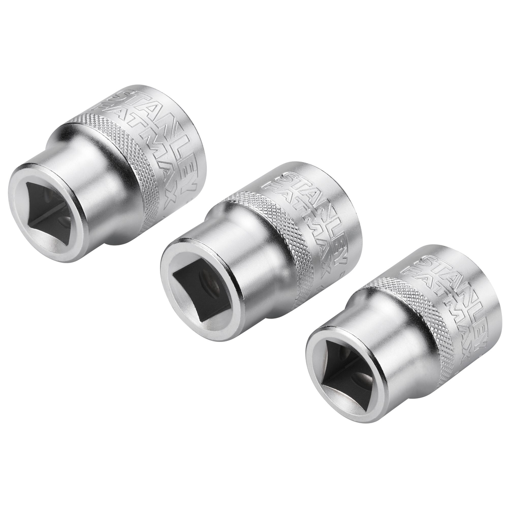 Jeu de douilles 1/2’’ 6 pans 21-22-24 mm - Fatmax - 3 pièces - FMMT17095-0 - STANLEY FATMAX