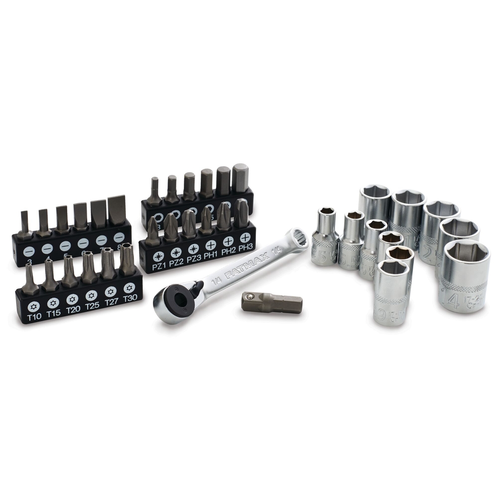 Coffret Stakbox S - 1/4’’ - jeu de 37 pièces - Fatmax - FMMT19101-0 - STANLEY FATMAX