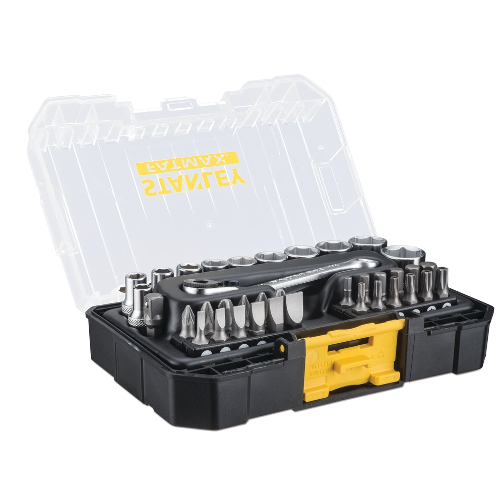 Coffret Stakbox S - 1/4’’ - jeu de 37 pièces - Fatmax - FMMT19101-0 - STANLEY FATMAX