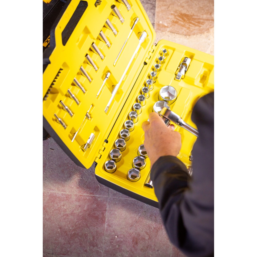 Coffret de douilles 3/8’’ - jeu de 49 pièces - Fatmax - FMMT82684-1 - STANLEY FATMAX