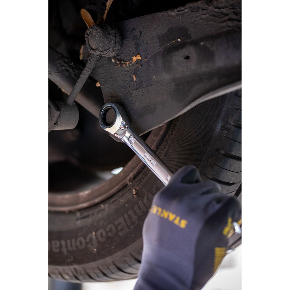 Clés mixtes à cliquet réversible - jeu de 12 pièces - Fatmax - FMMT82849-0 - STANLEY FATMAX